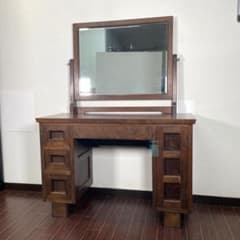 松本民芸家具 ミズメザクラ M型 鏡台 ドレッサー 松本民芸家具 ドレッサー 309型 一面鏡 ミズメザクラ無垢材 化粧台