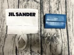 美品】JIL SANDER Baby Wallet青 保存袋付き - メルカリ