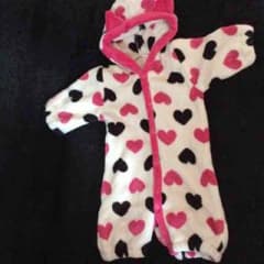 猫耳♡ふわふわロンパース 50〜60センチのサムネイル