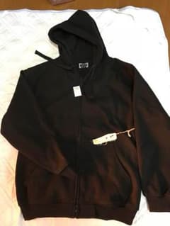 パーカー  黒  XL  新品  大きいサイズ  ビッグのサムネイル