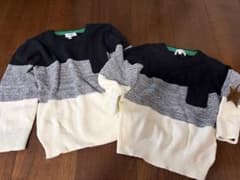 GLOBAL WORK キッズ セーター 2枚セット M Sのサムネイル