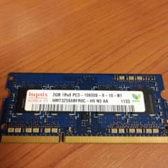 hynix 2GB DDR3 PC3-10600S メモリーのサムネイル