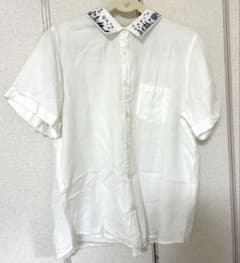 as know as 刺繍襟 ブラウス フリーサイズのサムネイル