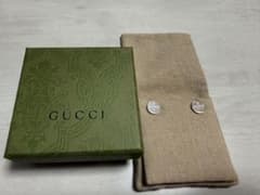 GUCCI グッチ ラウンドピアス 163123 シルバー 販売証明書付 - メルカリ