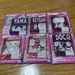 ワンピースベースショップ 一番くじ アクリルブロックチャーム賞 6つ