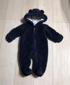 カーターズ極美品モコモコクマ耳カバーオールのサムネイル