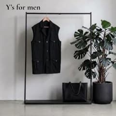 名作100番 Y's for men ヨウジヤマモト ウールギャバ ベスト ジレ