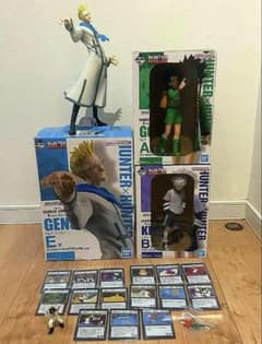 き*わ様 ハンターハンター一番くじフィギュア3体セット スペルカード5セット　お き*わ様 ハンターハンター一番くじフィギュア3体セット スペルカード5