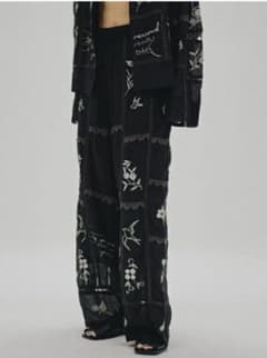 todayful Embroidery Patchwork Trousers - メルカリ