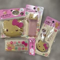Hello Kitty ケース4点セット つけまつげ 綿棒 小物のサムネイル