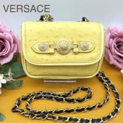 まゆ　美品✨VERSACEヴェルサーチ　サンバースト　チェーンポシェット まゆ様専用 美品✨VERSACEヴェルサーチ サンバースト チェーン