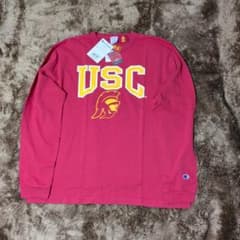 【新品タグ付】Champion T1011 USA製 長袖Tシャツ XL USCのサムネイル