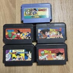 ファミコン　ドラゴンボール　5本　ソフトのみのサムネイル