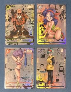 ドラゴンボール コミパラ風カード 亀仙人 ランチ ランファン ブルマ 4