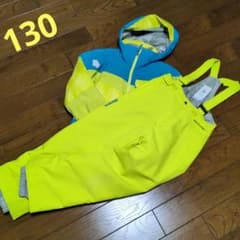 DESCENTE スキーウェア 上下セット イエロー×ブルー 130 - メルカリ