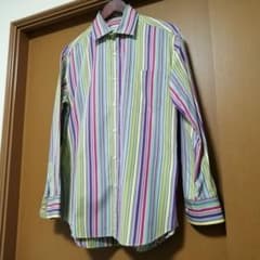 『Paul Smith』長袖シャツ マルチストライプ Mサイズのサムネイル