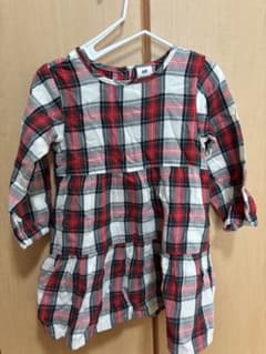 H&M チェック柄 ワンピース 92cmのサムネイル
