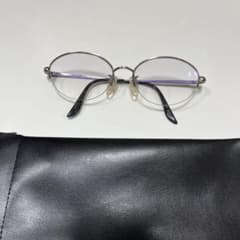 NINA RICCI NＲ2623 シルバーパープルオーバルメガネのサムネイル