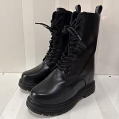 新品未使用級✴︎HSK Tokyoレースアップブーツシークレット厚底17cm