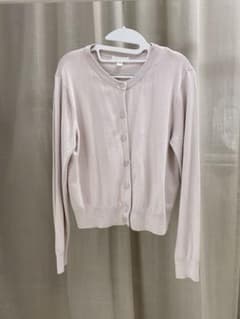 エイチアンドエム　H&M くすみピンクカーディガン　オールシーズンのサムネイル