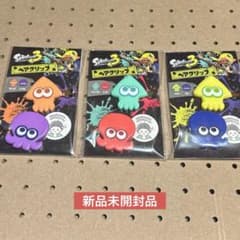Splatoon 3 헤어 클립 3 개 세트 신품 미개봉