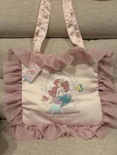 リトルマーメイド　アリエル　フリル付きトートバッグのサムネイル