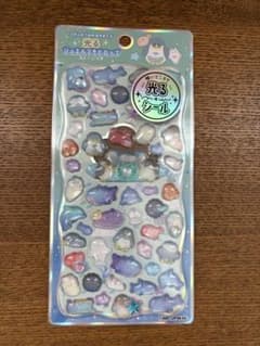 カミオジャパン ふわふわうみのなかまたち ジュエルプチドロップシールのサムネイル