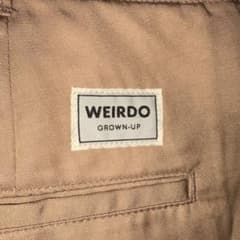 WEIRDO GROWN-UP チノパン ベージュ　W36 WEIRDO GROWN-UP チノパン ベージュ W36 - メルカリ