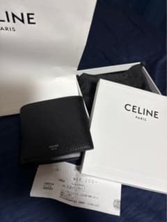 CELINE 二つ折り財布 ブラックのサムネイル
