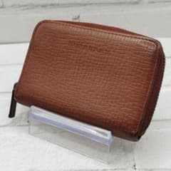 【美品】バーバリー コインケース 小銭入れ ノバチェック 本革 レザー ブラウンのサムネイル
