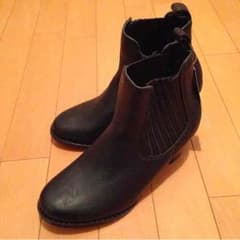 新品☆サイドゴアブーツ☆黒のサムネイル