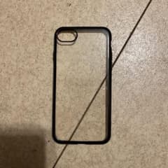 iPhone 용 클리어 케이스 블랙 프레임