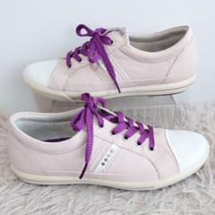 ECCO GOLF STREET エコー ゴルフシューズ 靴 38 くすみピンク - メルカリ