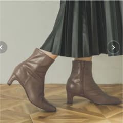 URBAN RESEARCH チャコールグレー　アンクルブーツのサムネイル