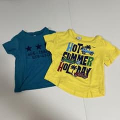 キッズ 半袖Tシャツ 2枚セットのサムネイル