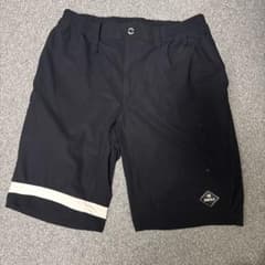 バートル　XXL　黒いストライプショートパンツのサムネイル