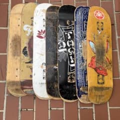 廃デッキ　11枚　スケボー　デッキ　スケートボード　DIY 廃デッキ スケボーデッキ DIY まとめ売り スケートボードデッキ