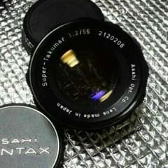 アサヒPENTAXスーパータクマー　1:2/55（黄文字）M42→Kマウントのサムネイル