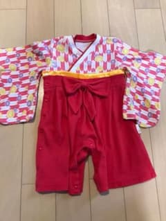 袴ロンパース 女の子 80のサムネイル