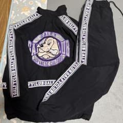 GALFY ガルフィー　燃えるわんわん SETUP ナイロンセットアップ　L GALFY ガルフィー 燃えるわんわん SETUP ナイロンセットアップ L