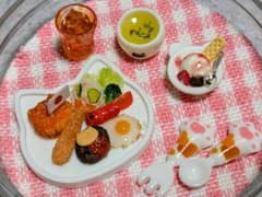 猫型プレート ミニチュア キーホルダーのサムネイル