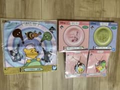 [신품 미개봉] 디즈니 곰의 푸씨 제일 복권 핸드 타월과 상품 세트