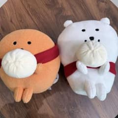 ナガノキャラクターズ 赤いマフラーのくま & もぐらコロッケBIG