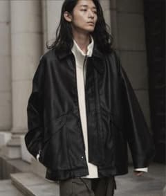 WYM LIDNM FAUX LEATHER MILITARY BLOUSONのサムネイル