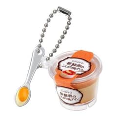 OHAYO オハヨー乳業 ミニチュアチャーム 新鮮卵のこんがり焼プリン ガチャのサムネイル