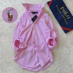 未使用タグあり✨ポロラルフローレン オックスフォードシャツ　水通しのみ　L相当 未使用タグあり✨ポロラルフローレン オックスフォードシャツ 水通し