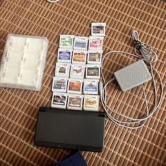 NEWニンテンドー3DSLL 本体ブラック　妖怪ウォッチ等ソフト付き　充電器有りのサムネイル