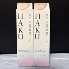 HAKU 美白美容液ファンデ ピンクオークル10 2個SPF30・PA+++ - メルカリ