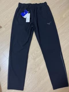 【新品タグ付き】MIZUNO ジャージパンツ XL ブラック 定価5,500円のサムネイル