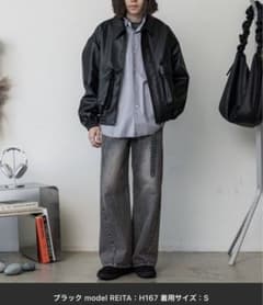 ARTIFICIAL GRAIN SHORT BLOUSONのサムネイル